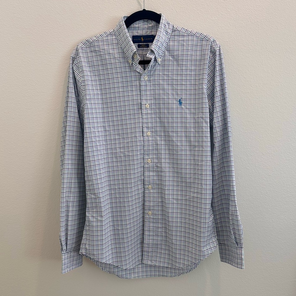 Ralph Lauren Men’s Slim Fit Performance Button Down